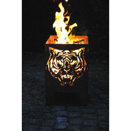 Feuerkorb Motiv Tiger