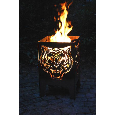 Feuerkorb Motiv Tiger L