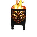 Feuerkorb Motiv "Tiger" L