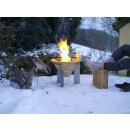 Keramik-Feuerschale "Feuerspeicher"
