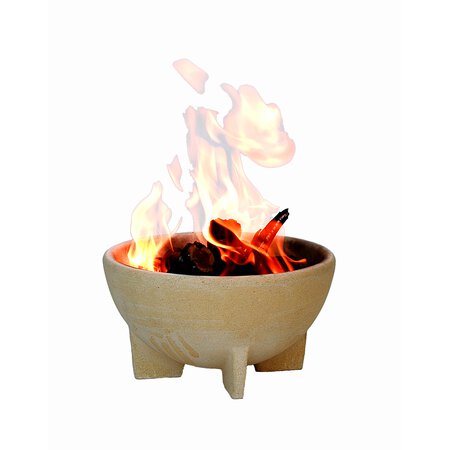 Keramik-Feuerschale Feuerhelm