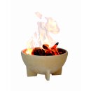 Keramik-Feuerschale "Feuerhelm"